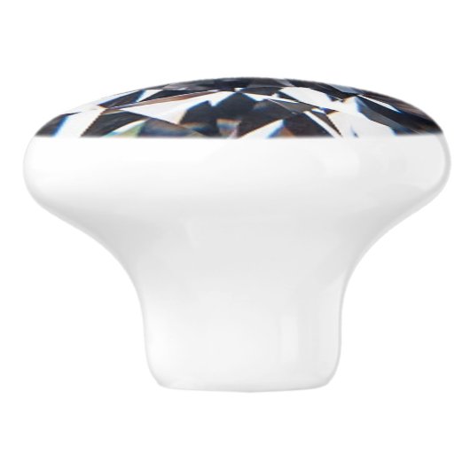 Diamond Jewel Gemstone Keramikknauf (Seitenansicht)