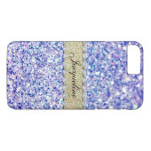 Diamond Jewel Gold Glitzer Bling Personalisiert Ca Case-Mate iPhone Hülle (Rückseite (Horizontal))