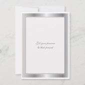 Diamond-Jubiläum Medallion Party Einladung (Rückseite)