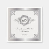 Diamond-Jubiläum Medallion Party Serviette (Vorderseite)