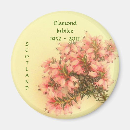 Diamond Jubilee 1952 - 2012 Schottland Magnet (Vorne)