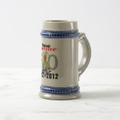 Diamond Jubilee 1952-2012 Stein Bierglas (VorderseiteRechts)