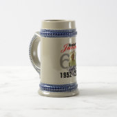 Diamond Jubilee 1952-2012 Stein Bierglas (Vorderseite Links)