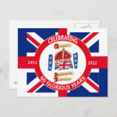 Diamond Jubilee 2012 Celebration Postcards Postkarte (Vorne/Hinten)