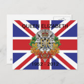 Diamond Jubilee 2012 Postkarten zum 60-jährigen Ju (Vorne/Hinten)