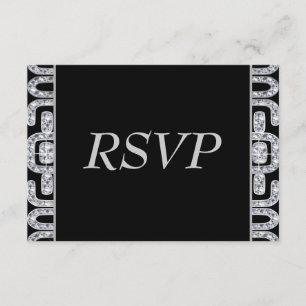Diamond Jubilee 60. Hochzeitstag RSVP Karte