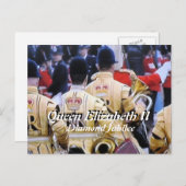 Diamond Jubilee Gedenkkarte Postkarte (Vorne/Hinten)