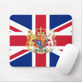 Diamond Jubilee Gewerkschaft Flag und Royal Wappen Mousepad (Mit Mouse)