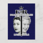 Diamond Jubilee Postkarte (Vorderseite)
