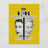 Diamond Jubilee Postkarte (Vorderseite)