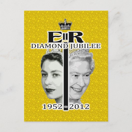 Diamond Jubilee Postkarte (Vorderseite)