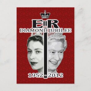 Diamond Jubliee Postcard Postkarte