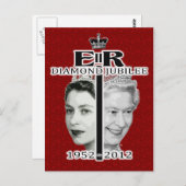 Diamond Jubliee Postcard Postkarte (Vorne/Hinten)