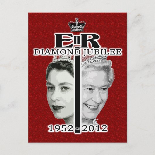 Diamond Jubliee Postcard Postkarte (Vorderseite)
