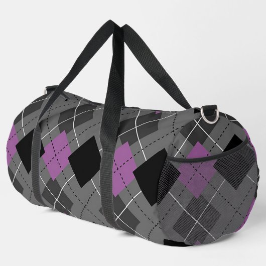 Diamond Kariert Duffle Bag (Rechte Ecke)