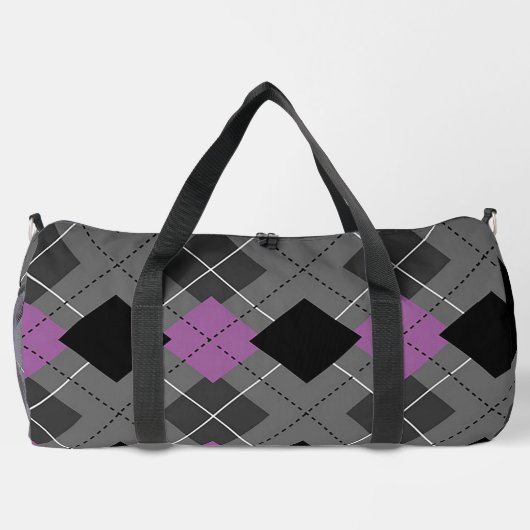 Diamond Kariert Duffle Bag (Rückseite)