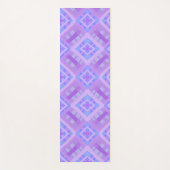 Diamond Karo Patchwork - Lilac Blue 1 Yogamatte (Vorderseite)