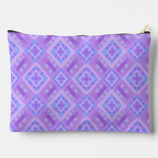 Diamond Karo Patchwork - Lilac Blue 1 Zubehörtasche (Rückseite)