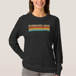 Diamond Lake Michigan Funny Fishing Camping Summer T-Shirt