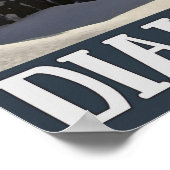 Diamond Lake Winter Poster (Ecke)