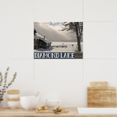 Diamond Lake Winter Poster (Küche)