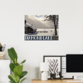 Diamond Lake Winter Poster (Heimbüro)