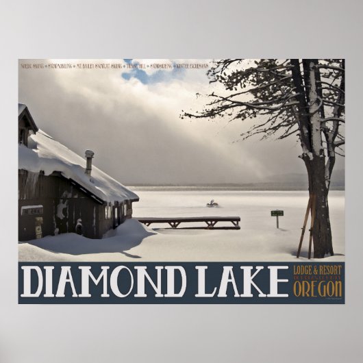 Diamond Lake Winter Poster (Vorne)