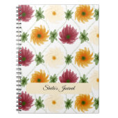 Diamond Lattice Pattern Multicoloured Notizblock (Vorderseite)