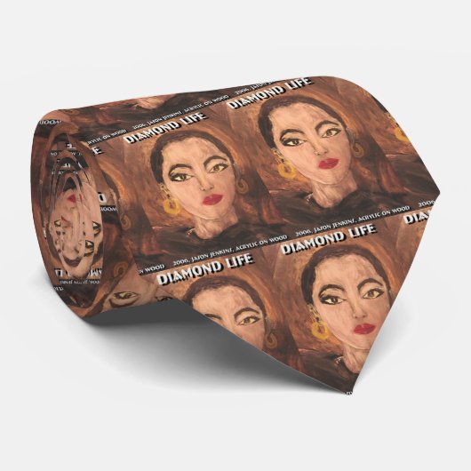 Diamond Life Krawatte (Gerollt)