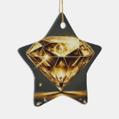 Diamond Light Black Background and Music Keramik Ornament (Rechts)