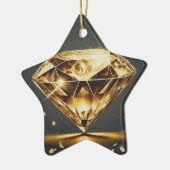 Diamond Light Black Background and Music Keramik Ornament (Links)