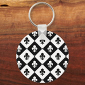 Diamond Lilie Pattern Schlüsselanhänger (Vorderseite)