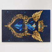 Diamond Logo Puzzle | Luxury Crystal Diamond Jigsa (Horizontal)