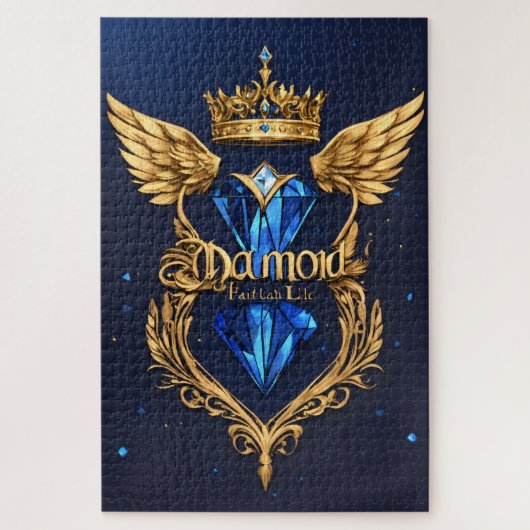 Diamond Logo Puzzle | Luxury Crystal Diamond Jigsa (Vertikal)