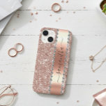 Diamond Look Glitzer Kalligraphie Name Rose Gold Case-Mate iPhone 14 Hülle<br><div class="desc">Jeder Glitzer oder Diamanten im Design sind Fotos und simuliert. Dieses Design kann in dem Bereich personalisiert werden, der durch das Ändern des Fotos und/oder Textes zur Verfügung gestellt wird. Sie können auch angepasst werden, indem Sie auf Vorlage personalisieren klicken und dann auf die Schaltfläche klicken, um weitere Optionen anzupassen,...</div>