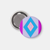 Diamond Magnet Runde (Vorderseite/Rückseite)