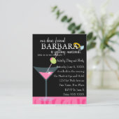 Diamond Martini Einladung (Stehend Vorderseite)