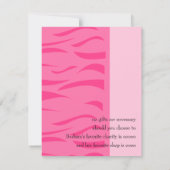 Diamond Martini Einladung (Rückseite)