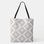Diamond Medallion Beige/Tan Designer Tasche (Rückseite)