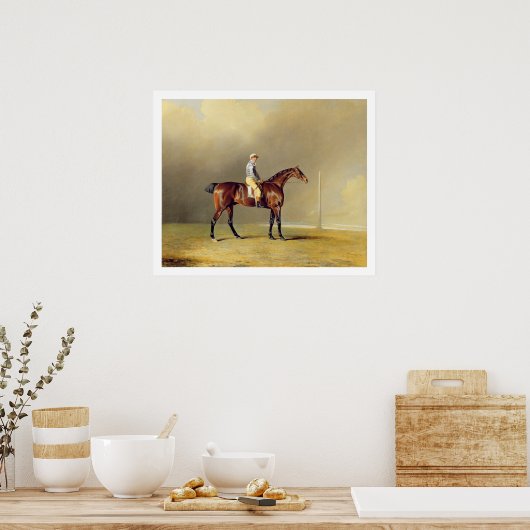 Diamond, mit Dennis Fitzpatrick Up, 1799 (Öl auf Poster (Küche)