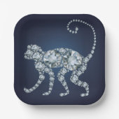Diamond Monkey Pappteller (Vorderseite)