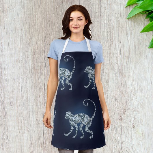 Diamond Monkey Schürze