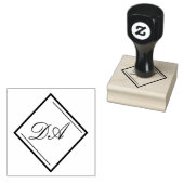 Diamond Monogram Briefmarke Gummistempel (Stempel)