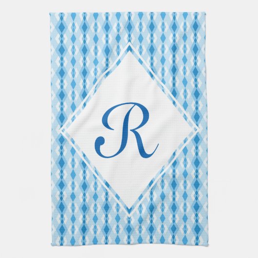 Diamond Monogram Küchentuch (Vertikal)