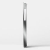 Diamond Monogram Silver Imitats Glitzer Blenden Case-Mate iPhone Hülle (Rückseite / Links)