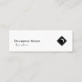 Diamond Moon Logo Mini Visitenkarte (Vorderseite)