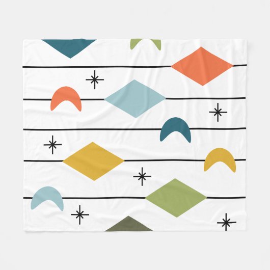 Diamond Moons Fleecedecke (Vorderseite (Horizontal))