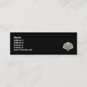 Diamond Muschel Mini Business Card Mini Visitenkarte (Vorderseite)