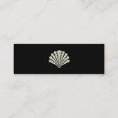 Diamond Muschel Mini Business Card Mini Visitenkarte (Rückseite)