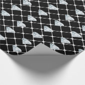 Diamond Muster Bling Designer suchen Geschenk Geschenkpapier (Ecke)